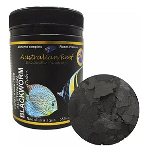 Kit 01 Australian Reef Blackworm Flakes - 20 Sachês + 10 Potes 15g + 5 Potes 45g