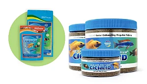 Ração New Life Spectrum Cichlid Regular Pellets (1mm 1,5mm) 100 Gramas (Pack)