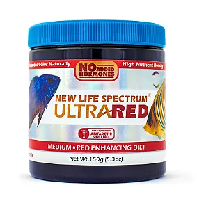 Ração New Life Spectrum Ultra Red Medium Pellets (2mm 2,5mm) 150 Gramas