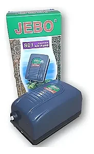 Compressor de Ar Jebo 801 1 Saída 2,3W para Aquário 110V