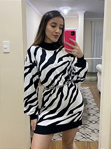 Blusão Tricot Zebra