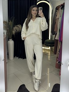 Conjunto Modal Jogger Branco