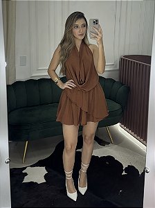 Vestido Macaquinho Amoré Terra