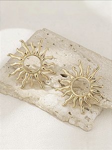 Brinco Sol Solitário