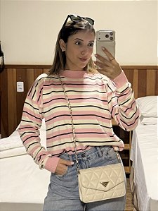 Tricot Modal Rosa White
