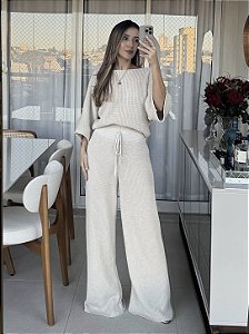 Conjunto Tricot Alana Off White