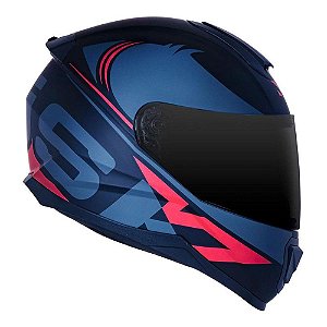 Capacete Norisk FF802 Razor Squalo Matte Black/Red
