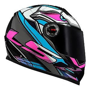Capacete LS2 FF358 Classic Xdron Cyano