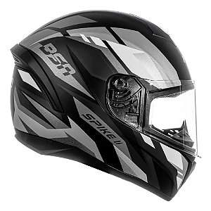 Capacete Peels Spike II BSN Preto Fosco/Grafite
