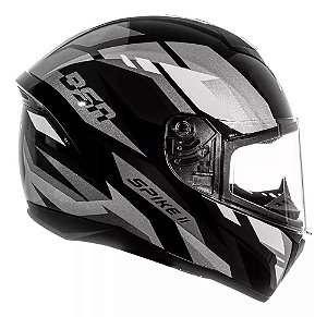 Capacete Peels Spike II BSN Preto/Grafite