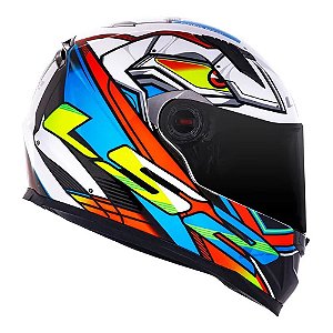Capacete LS2 FF358 Classic Xdron Neon Orange