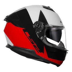 Capacete LS2 FF808 Stream II Thunderbiz Black/Red