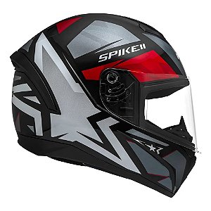 Capacete Peels Spike II 1ST Preto/Rubi