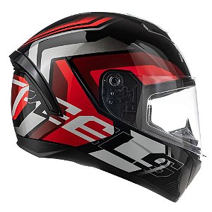 Capacete Spike II GTX Preto/Vermelho