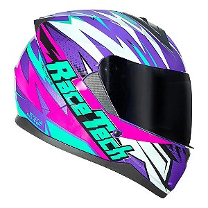 Capacete Race Tech Sector Electro Purple/Pink