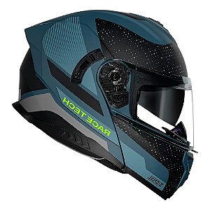 Capacete Race Tech Signal Gear Matte Blue/Black