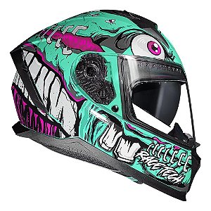 Capacete Race Tech Volt Croc Aqua