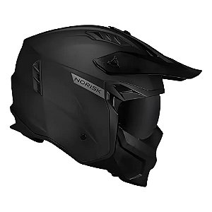 Capacete Norisk Darth 2 Monocolor Matte Black