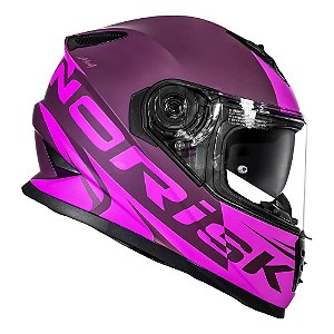 Capacete Norisk FF302 Soul 2 Manty Matte Purple/Pink