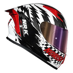Capacete Norisk Flow Daytona Black/Red