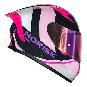 Capacete Norisk Flow Run Blue/Pink