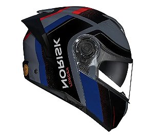 Capacete Norisk Force 2 Kore Cinza/Azul