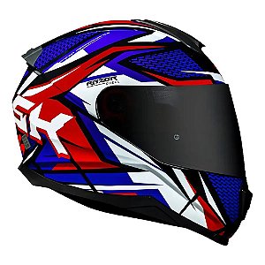 Capacete Norisk Razor Sharp Blue/Red
