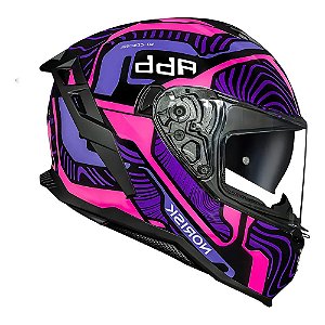 Capacete Norisk Strada II Fusion Purple/Black/Pink