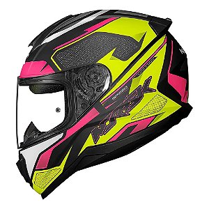 Capacete Norisk Razor Run Speed Max Yellow/Pink
