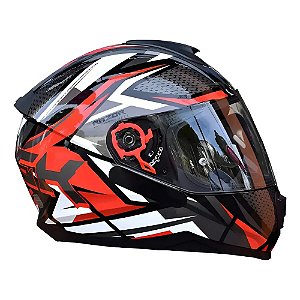 Capacete Norisk Razor Sharp Black/Red