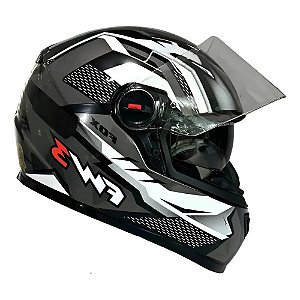 Capacete FW3 GTX Fox Grafite
