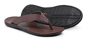 Chinelo Soleta Rustico em Couro Legitimo