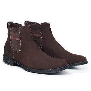 Botina country de couro