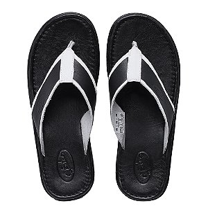 Chinelo Masculino de Couro - Lançamento 2022