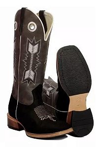 Bota Texana de Montaria Bota com Salto Carrapeta