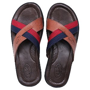 Chinelo Masculino de Couro Legitimo Chinelo XM