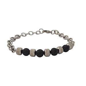 Pulseira Masculina Corrente em Aço