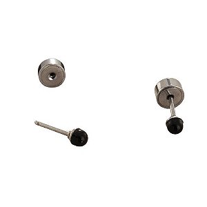 Brinco de Aço Inox com Tarraxa Baby