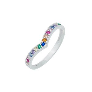 Anel Color Prata 925