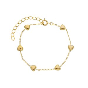 Pulseira com corações