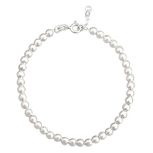 Pulseira Inteira Bolas prata de lei 925