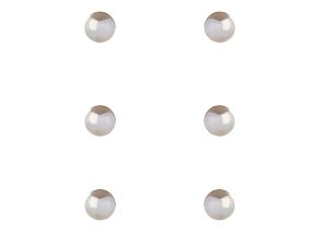 Brinco Trio Pérola prata de lei 925