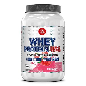 Whey Protein USA Morango 900g