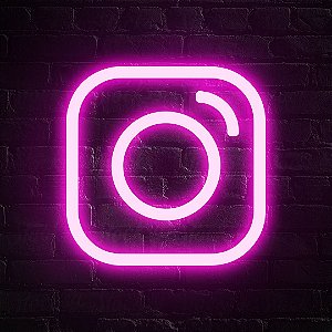 Neon led - Ícone Instagram