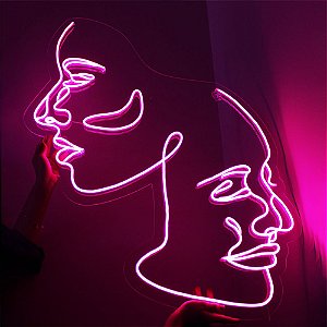 Neon Led - Abstract Face