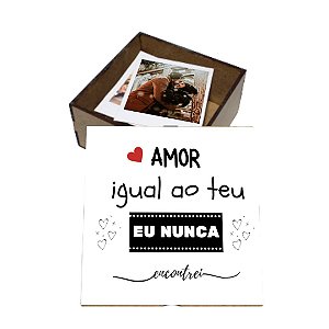 Caixa Personalizada com Polaroids