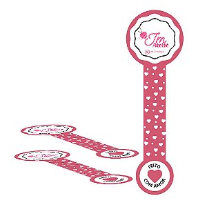 Adesivos Lacres 3x9cm