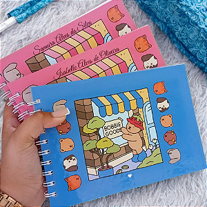 Livro de Colorir Bobbie Goods com 50 Folhas - Capa Dura