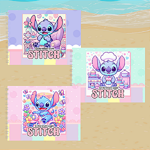 Livro de Colorir Stitch com 50 Folhas - Capa Dura