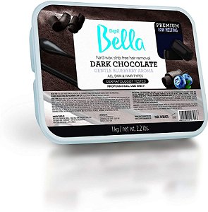 Cera Depilatória Dark Chocolate 1kg Depil Bella